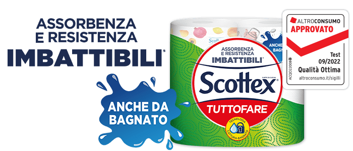 Carta da cucina assorbente Scottex Tuttofare 