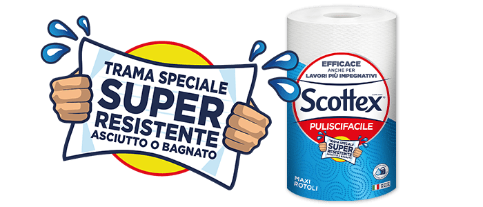 Carta casa Scottex PulisciFacile