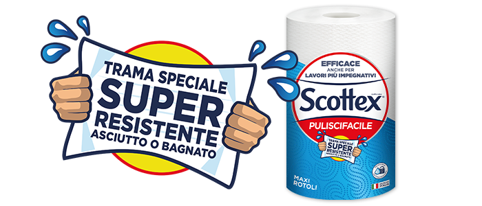 Carta casa Scottex PulisciFacile