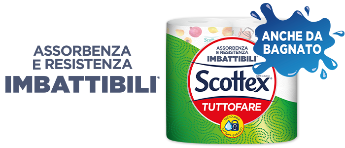Carta da cucina assorbente Scottex Tuttofare