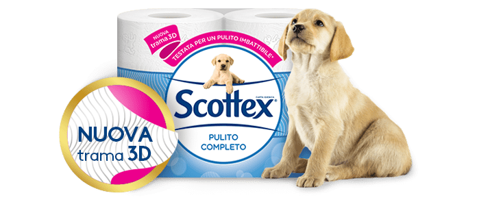 Scottex Carta Igienica Pulito Completo