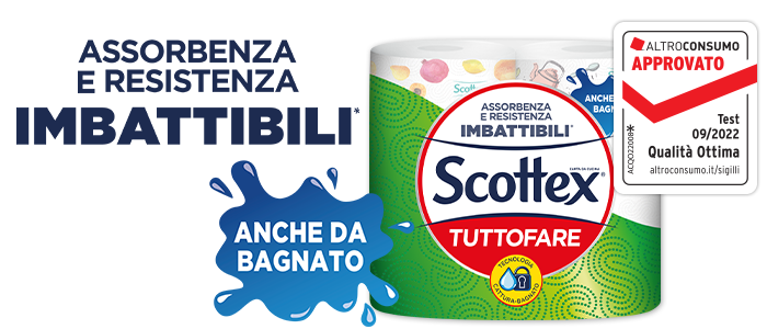 Carta da cucina assorbente Scottex Tuttofare